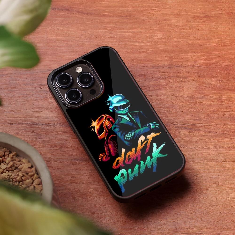 Daft Punk Phone Case for Iphone 16 15 14 13 Pro Max 12 11 Mini 7 8 Plus Se Xr X Xs Fundas Shell PC+TPU Cover