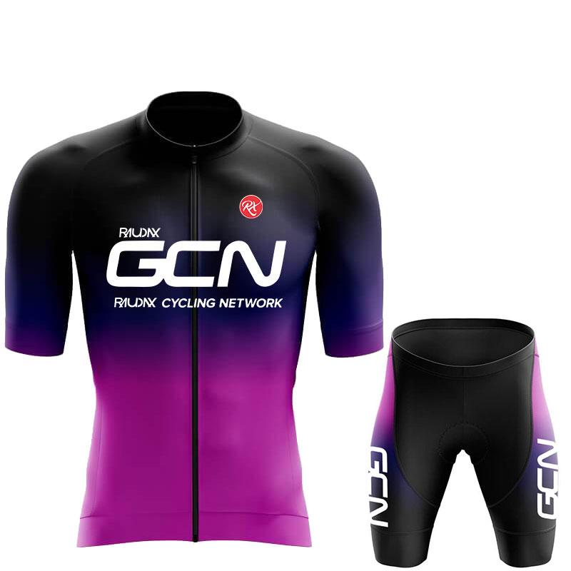 2024 RAUDAX GCN Summer Road Bike Cycling Clothing Men's Short Sleeves Cycling Jersey Triathlon Mountain Bike Sport Cycling Suits