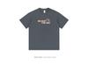 Tide Pure Cotton Unisex T-Shirt - Fun Letter Cartoon Print, Loose Fit, Unique Design