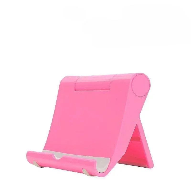 Portable Folding Phone Holder Tablet Holder Phone Accessories Phone Stand розовый