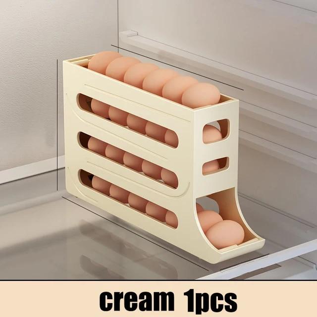 

Четырехслойная автоматическая машина для катания яиц большой емкости, кухонная столешница, лоток для яиц, коробка для хранения свежих продуктов, холодильник 1PCS