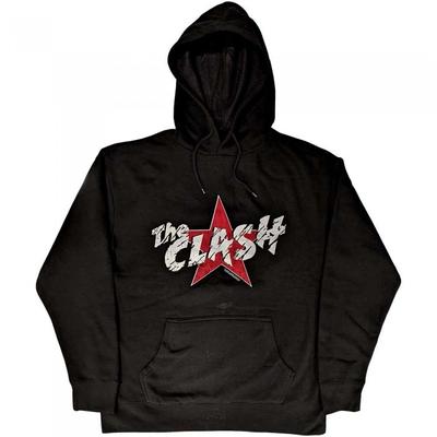 The Clash Unisex Adult Star Logo Pullover Hoodie