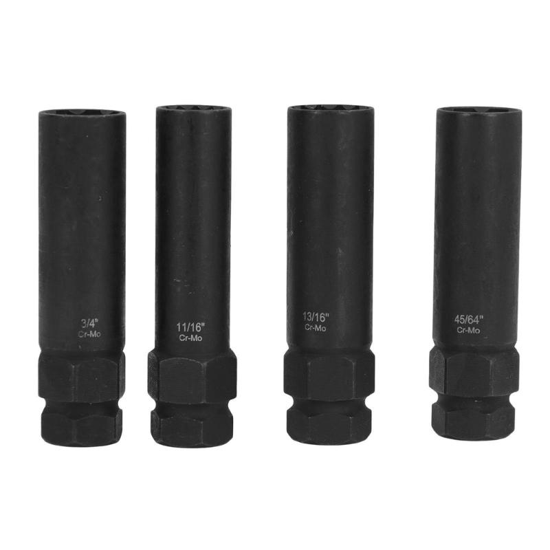 Economical Tire Nut Removal Tool Chromoly Steel Wrenches For 5/8 to 45/64 Inch Nut Easy Portability and Quick Emergency Repairs