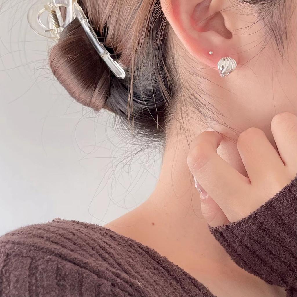 Wind Ohrringe Geometrisch Damen Einfach Retro Mode Ins Stil Muschel