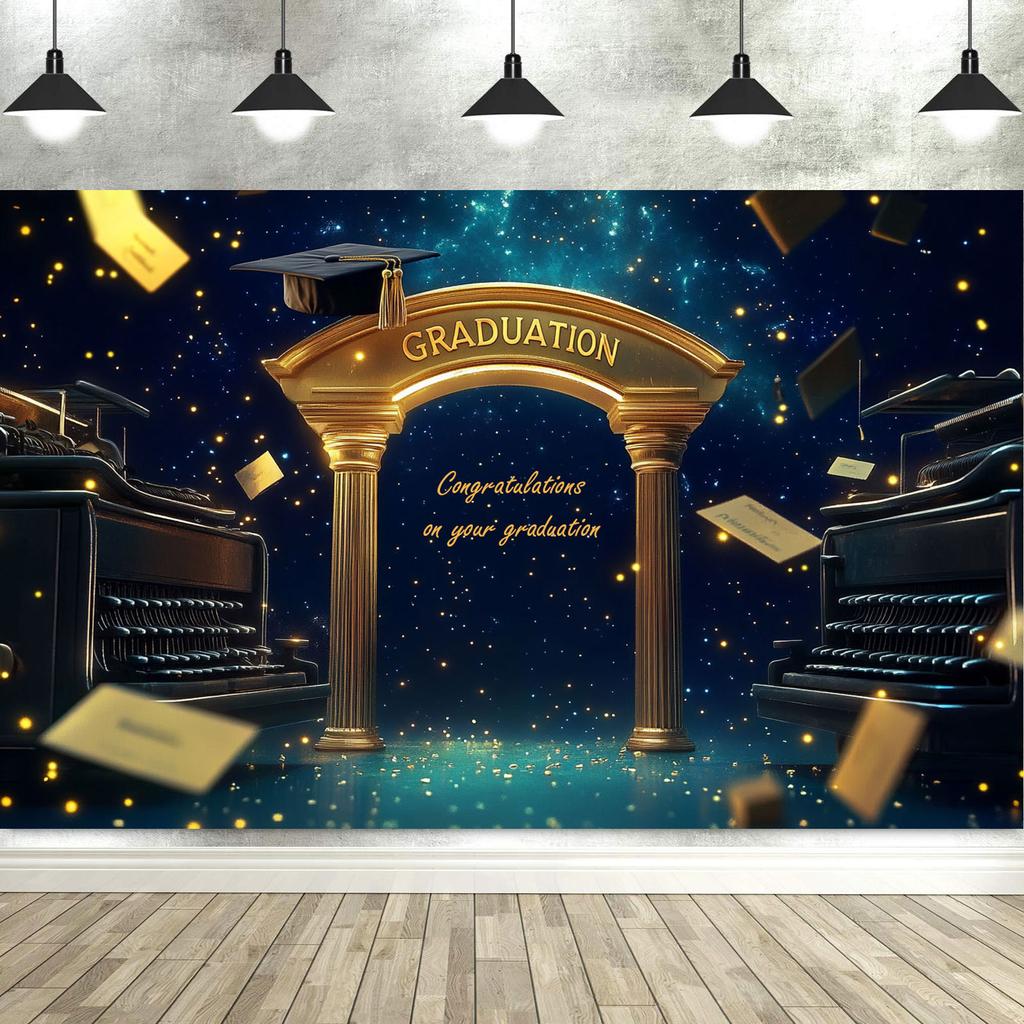 Graduation Decorations Banner Backdrop Party Supplies Photography Backgrounds