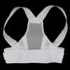 Adult Adjustable Back Shoulder Posture Belt Brace Humpback Support L