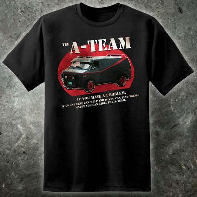 Ein Team Herren 80er TV T-Shirt Vintage Film Action BA