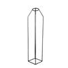 Geometry Shape Metal Vase Frame Stand for Branches, Wheat Decorative Multifunctional 9x9x42cm Iron Art Frame Tabletop Ornament