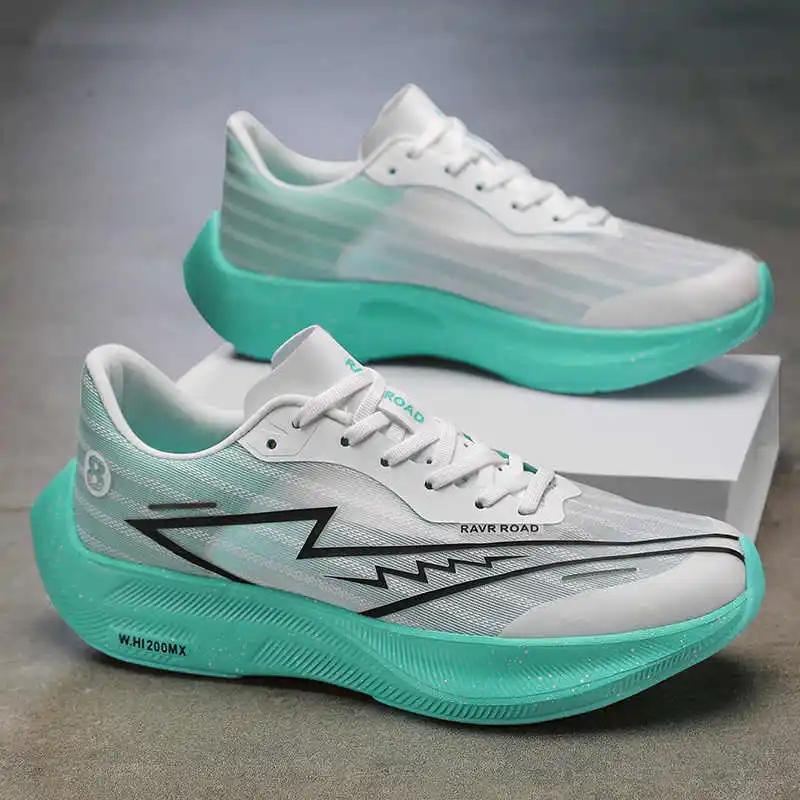 Fashion Tennis Sole Outdoor Mint Green Shoes Woven Men's Sports Tennis Luxury Brand Man Sneakers Hit Nice Wide Foot Top Luxury