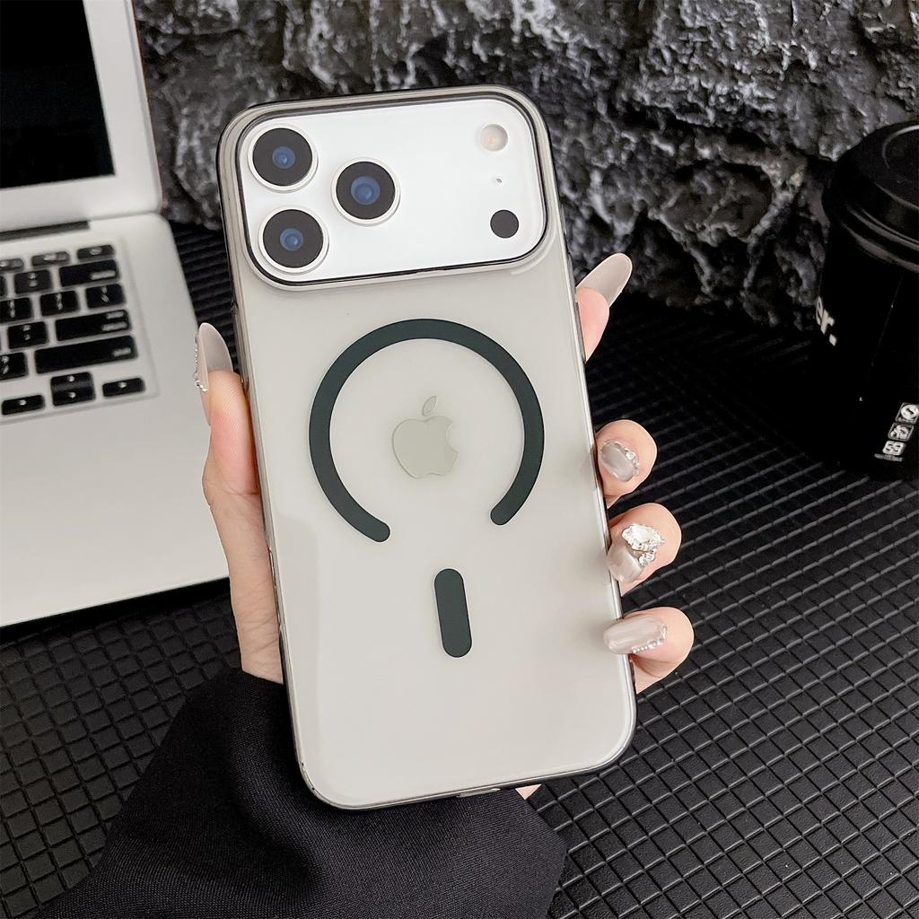 Für iPhone 17 Pro Max Kristallklare Hülle Kompatibel mit MagSafe Harte PC Handyhülle