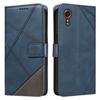 For Samsung Galaxy Xcover7 Case Shockproof Geometric Line Leather Phone Cover Card Holder