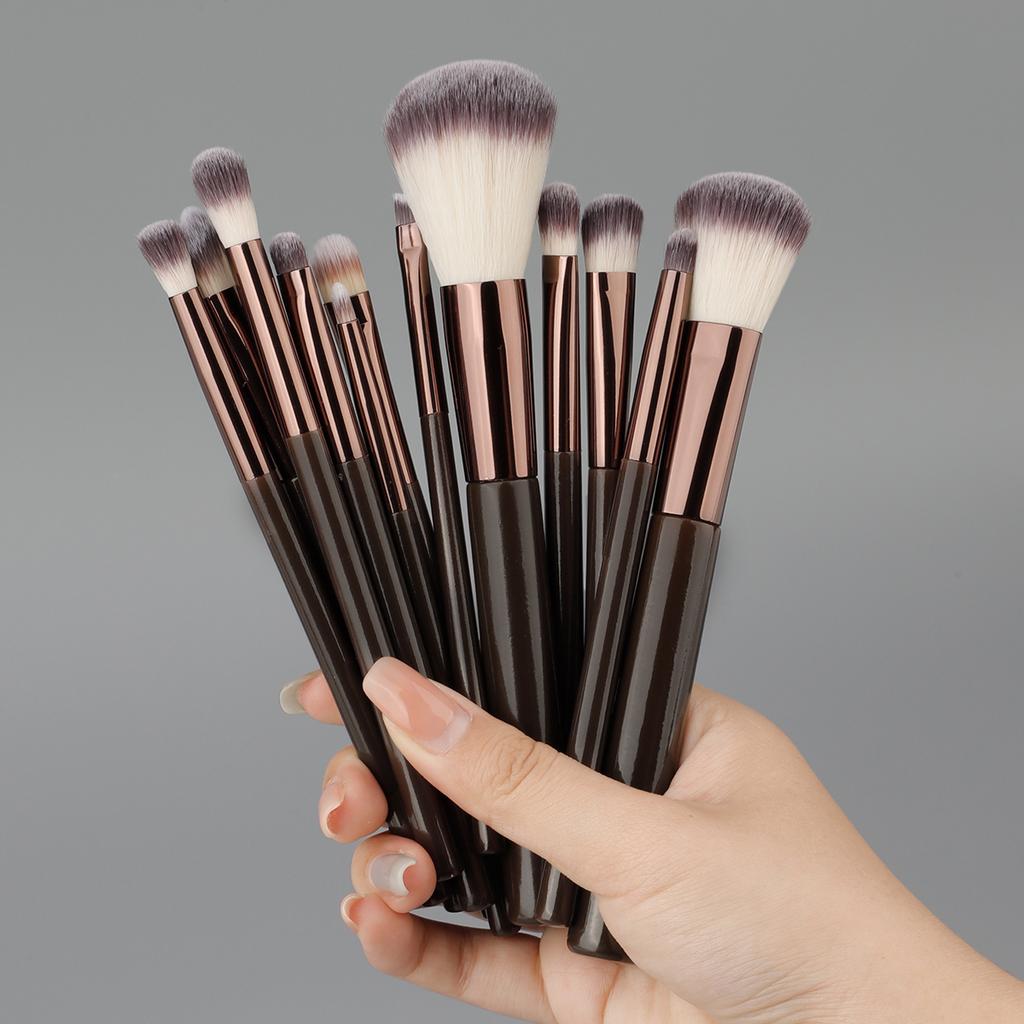 13pcs Makeup Brushes with Storage Bag Soft Fluffy Cosmetic Foundation Powder Eyeshadow Kabuki Blending Beauty Tool Makeup