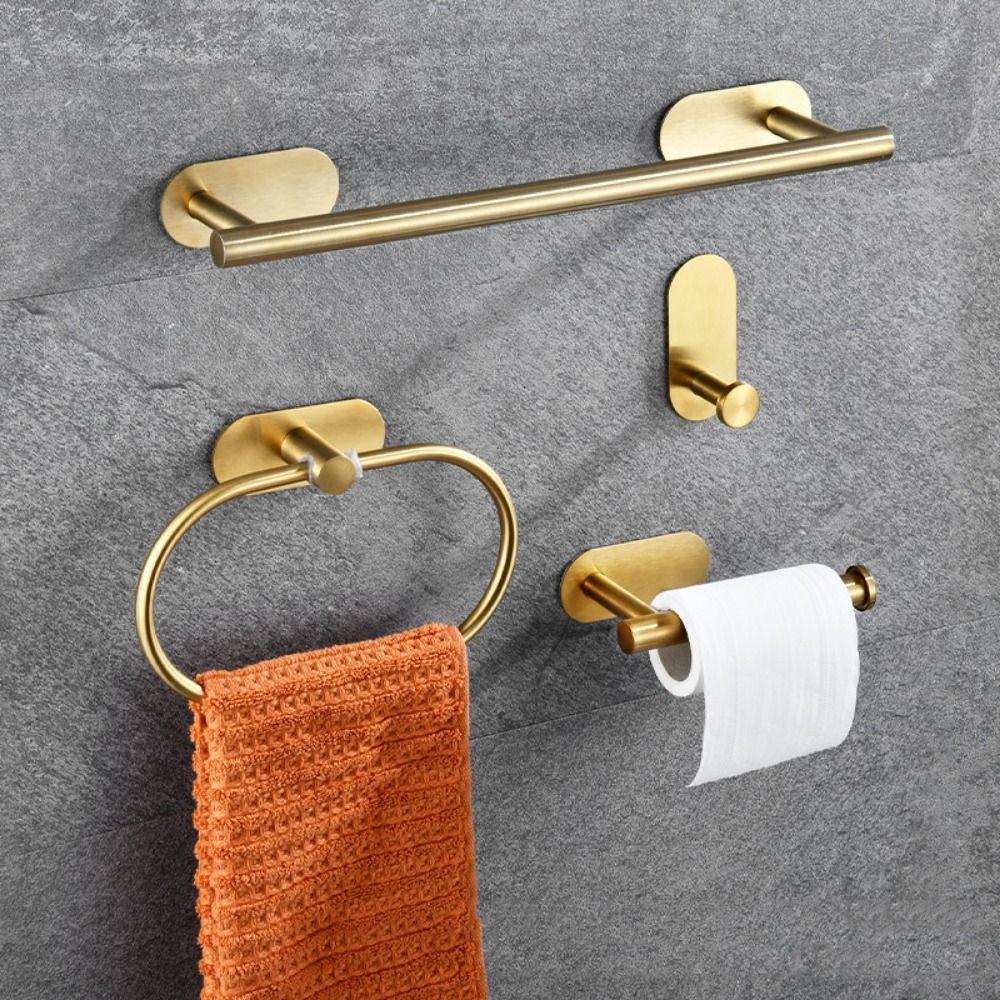 4/5Pcs Anticorrosion Bathroom Hardware Set Rustproof Towel Bar Bathroom Accessories