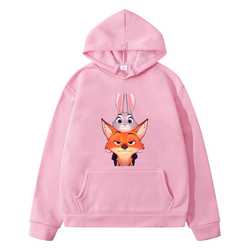 Zootopia 2 Print hoodie Fleece sweatshirt Kawaii Jacket Autumn anime hoodie boy pullover y2k sudadera kids clothes girls