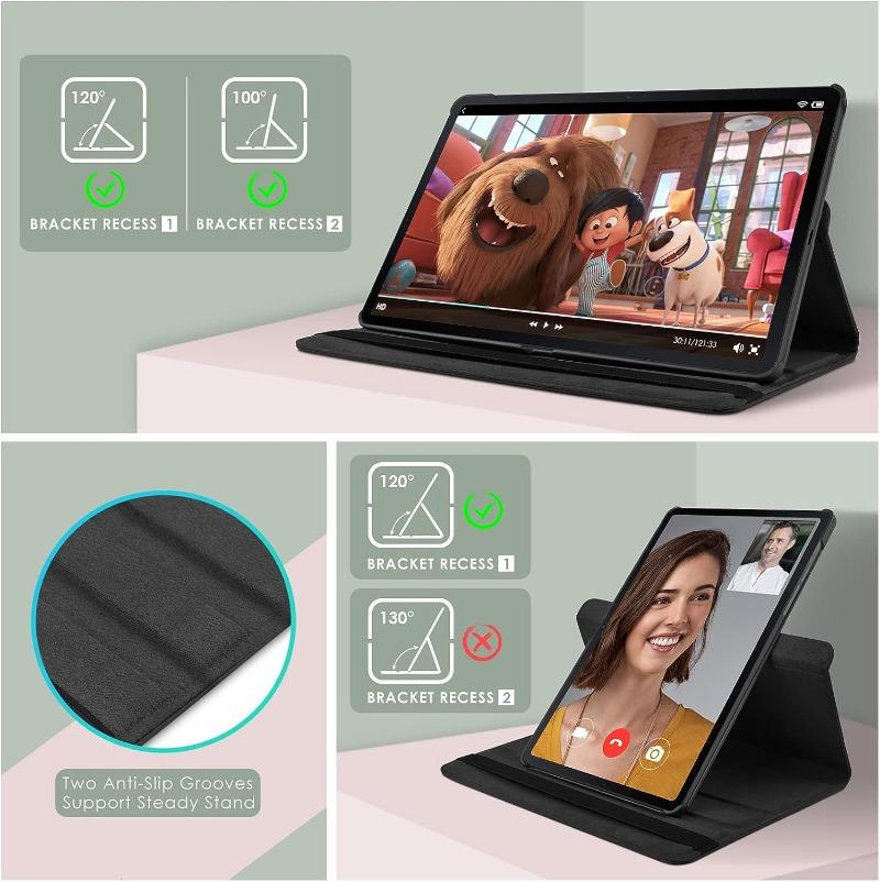 360 drehbare Hülle für Samsung Galaxy Tab S9 Ultra 14,6 S8 Plus 12,4 S7 FE 11 Tablet Cover SM-X900 X916 X800 X810 T730 T970 Hüllen