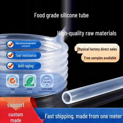 Oil-Resistant High-Temperature Food-Grade Transparent Silicone Hose