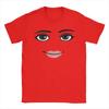 High Quality Novelty Robloxs Woman Face Game Meme Graphic T Shirts Men Women Fashion Short Sleeve T-shirts Unisex Cotton Tops