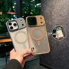 Matte Translucent Phone Case for For Iphone 17 Air 16 15 14 Plus 13 12 Pro Max for Magsafe Wireless Charge Shockproof Cover