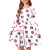 Girls' Princess Dress - Long Sleeve A-Line T-Shirt Dress