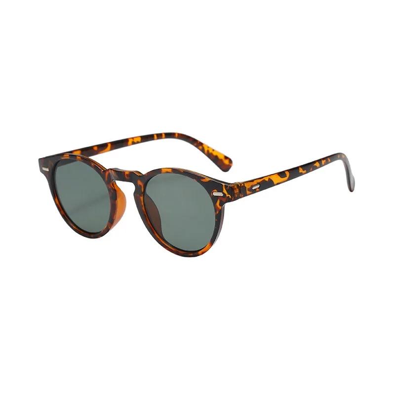 Classic Vintage Style Sunglasses Men Women Brand Designer Retro Round Colorful Lens Vintage Sun Glasses UV400 Eyewear