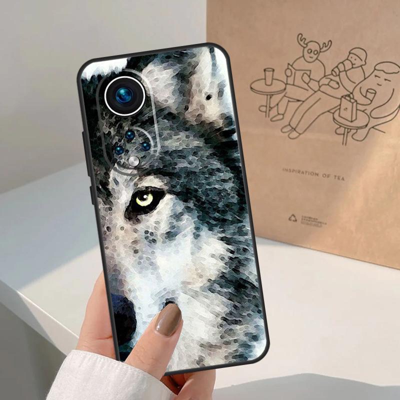 Animal Wolf Howling For Honor Magic 8 Pro 7 6 5 Lite Case For Honor Win RT 200 400 50 70 90 X8b X9a X9b X9c X9d