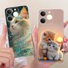 For Realme Note 70 Note70 T Case RMX5313 Cute Cat Painted Cover Soft Slim Phone Case For Realme Note 70T Narzo 80 LIte 4G Fundas