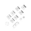 11PCS Glass Lift Button Sticker Door Armrest Panel Decal Replacement for 3 4 Serise F30 F32 2013‑2019