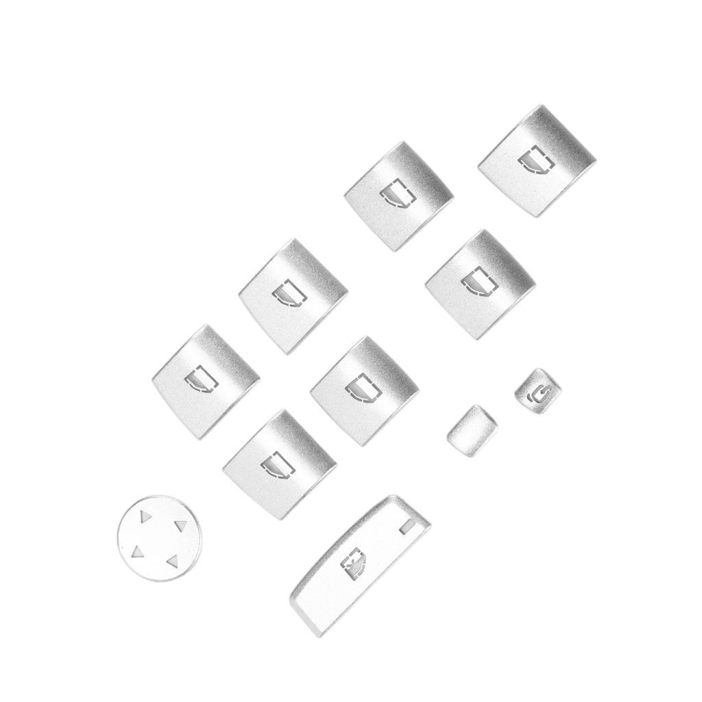 11PCS Glass Lift Button Sticker Door Armrest Panel Decal Replacement for 3 4 Serise F30 F32 2013‑2019