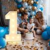 Luce a LED con Lettera Gigante da 91,5 cm Luce a LED Scatola Riempibile con Palloncini per Nome Fai da Te Design a Mosaico con Lettere Grandi Scatola con Telaio Luminoso