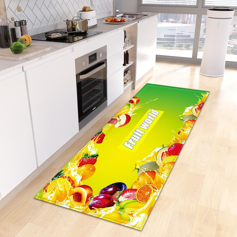 Entrance Door Mat Fruit Corridor Kitchen Mat Living Room Floor Mat Bathroom Door Household Non-slip Carpet