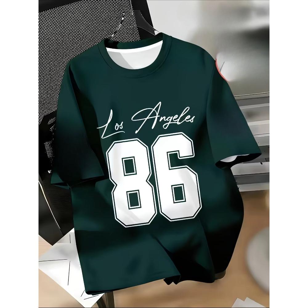 Men's Cotton Printed Top Short Sleeve Casual Comfortable T-Shirts Men’s