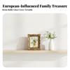 Ornate Picture Frame Tabletop with Glass Gold for Bedroom
