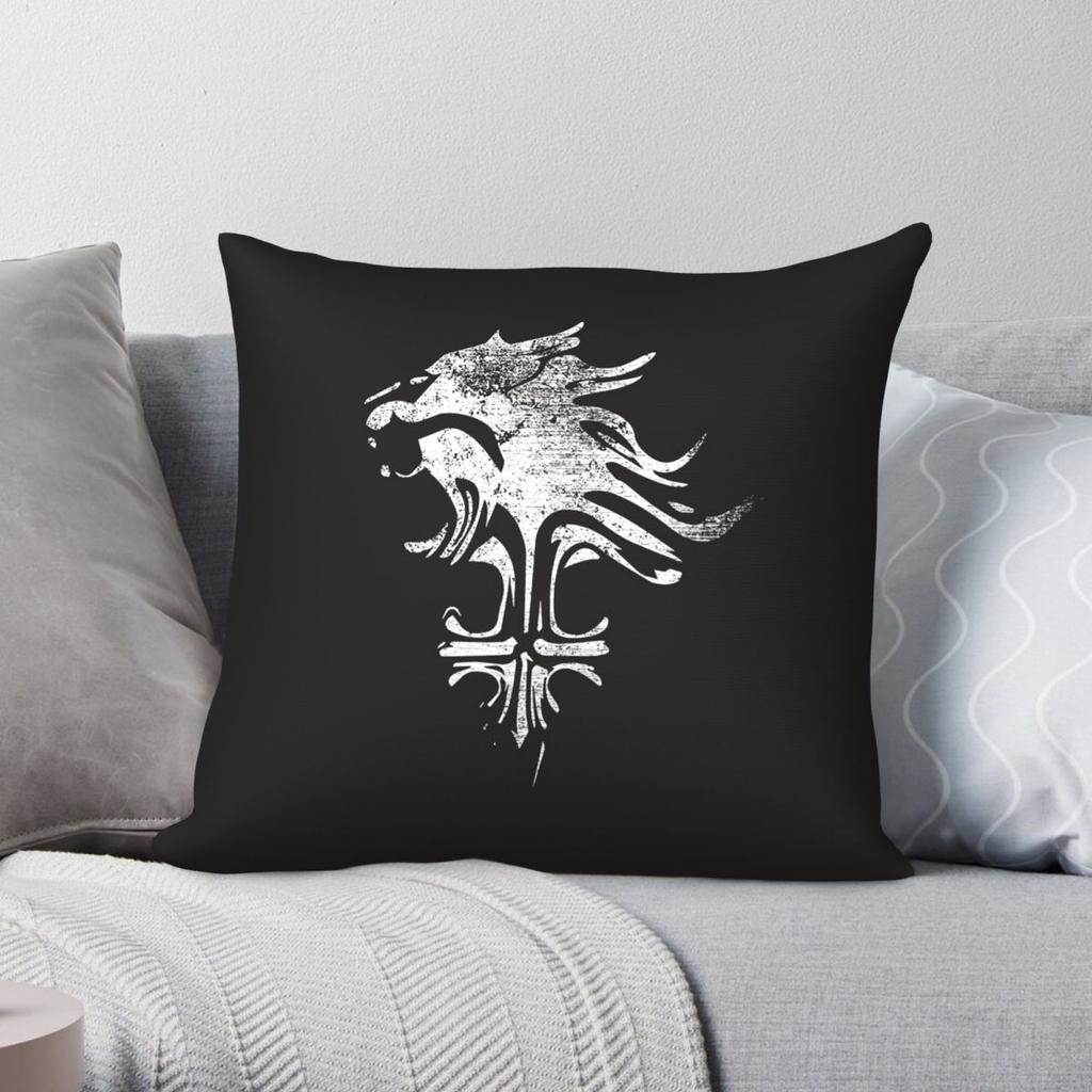 Lionheart Squall Leonhart Square Pillowcase Polyester Linen Velvet Printed Zip Decorative Pillow Case Room Cushion Cover