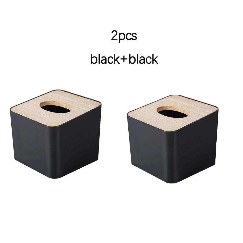 1/2 Covered Square European Tissue Boxes, Suitable for Tissue Boxes In Home Living Rooms, Offices, and Reading Places