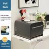 Dustproof Cup Storage Rack Kitchen Storage Box Stainless Steel Coffee Capsule Storage Base Tea Cup Display Rack Home Organizer