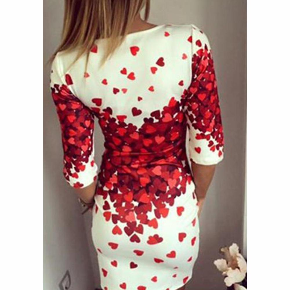 bodycon valentine's day dress