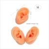 Acrylic Earring Display Stand with Soft Silicone Ear Model Jewelry Display and Storage