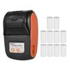 GOOJPRT PT-210 Tragbarer Thermodrucker, tragbarer 58-mm-Belegdrucker für Einzelhandelsgeschäfte, Restaurants