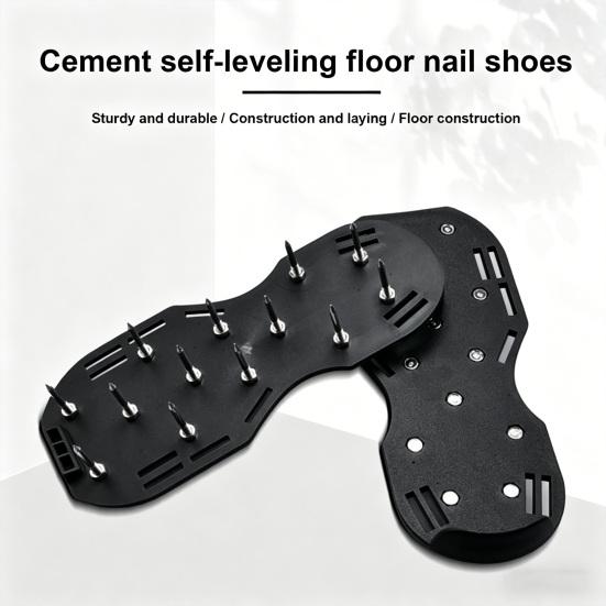 1 Paar Rasenlüfterschuhe Rasenlüfterschuhe mit Edelstahlspikes Bodenlüfterwerkzeug für Gartenbodenlockerung und Rasengesundheit (Versammlung