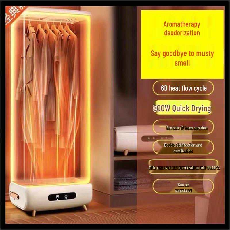 Przenośna Automatyczna Suszarka i Prasowarka do Ubrań: Składany, Sterylizujący, Wyprodukowany w Niemczech do użytku domowego