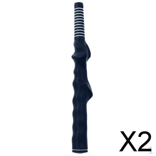 2xGolf Grip Hand Position Corrector Guide Training Aid Blue 14.73mm