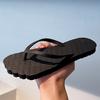 Flip-flops women's summer new non-slip outdoor wear solid color pinched feet seaside beach couple men's cool slippers
