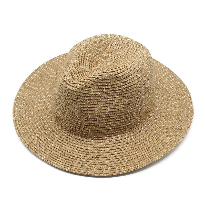 Sunscreen Hat Summer Straw Hat Woven Women'S Big Brim Sun Hat British Top Hat Seaside Vacation, Beach Hat