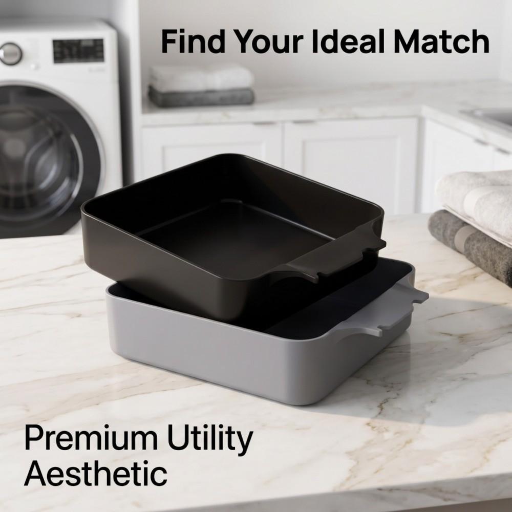 3D Printed Drip Tray for Fluff Filter Cleaning Washing Machine Drain Pan Drip Tray Cleaning