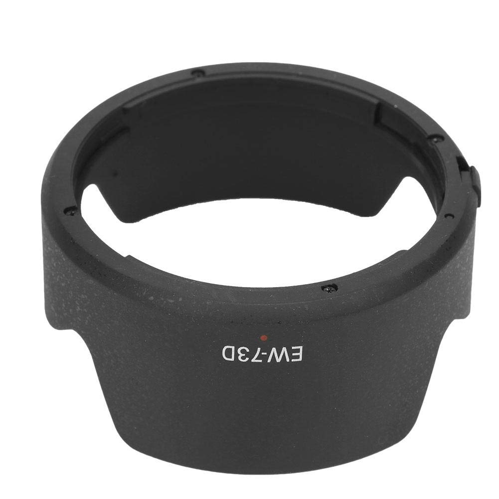 Plastic Camera Lens Hood Shade for Canon IS USM for Night Photography and Illumination EW-73D EF-S 18-135mm F/3.5-5.6 Lens,