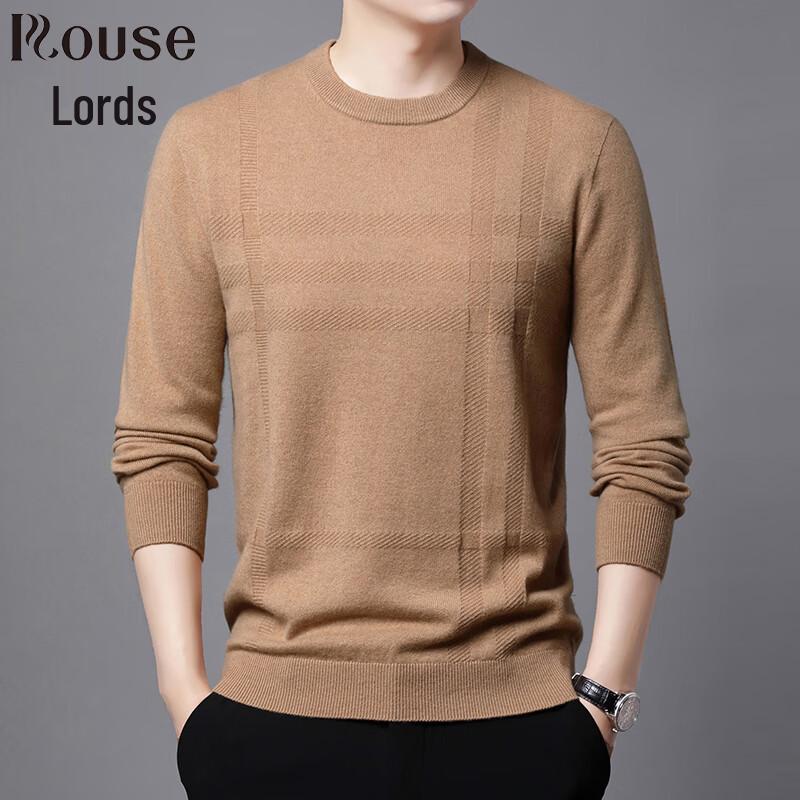 Men s 100% Cashmere Lightweight Round Neck Sweater 3XL (56)