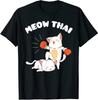 Funny Muay Thai Cats Thai Boxing Fighter Design Great T-Shirt S-3XL