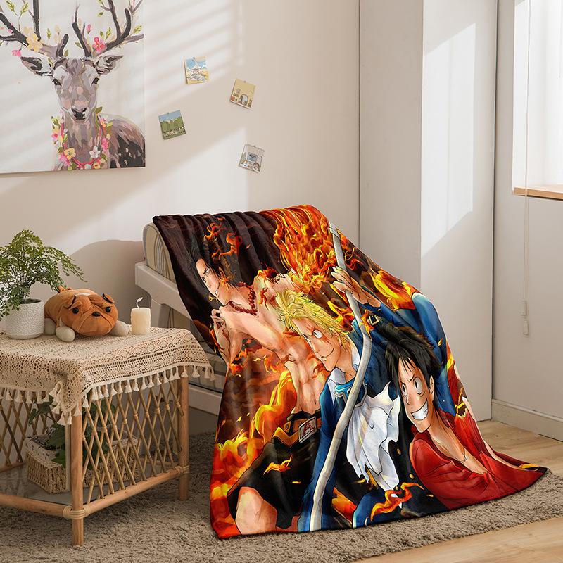Flannel Fleece Blanket 3D Printed Sofa Blanket Thickened Blanket