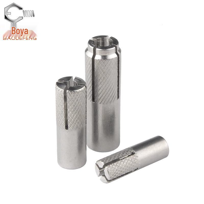 304 Stainless Steel Internal Expansion Screw and Wall Plug, Flat Expansion, M6/M8/M10/M12