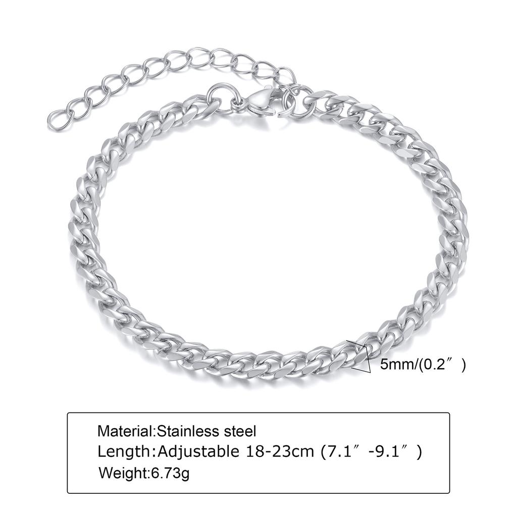 Sword Bracelet, Mens Chain Link Bracelet , Stainless Steel Dagger Bracelets Gifts for Boyfriend